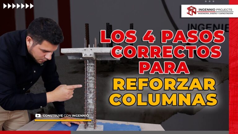 Refuerzo de columnas de concreto: Mejoras para una estructura sólida